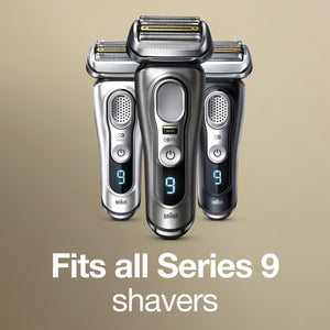 Braun Shaver Replacement Head 92S Silver Compatible with Braun Series 9 Shavers